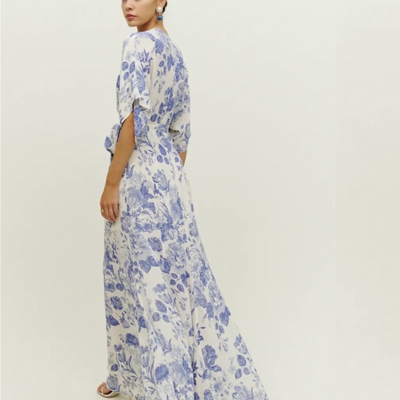 Reformation Floral Wrap Maxi Dress - Picture 3 of 7